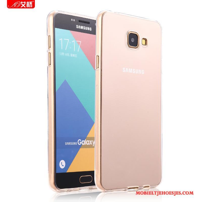 Samsung Galaxy A5 2016 Hoesje Zacht Telefoon Siliconen Bescherming Ster Rood