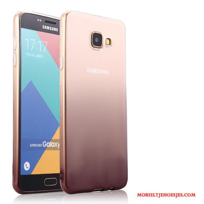 Samsung Galaxy A5 2016 Hoesje Zacht Telefoon Siliconen Bescherming Ster Rood