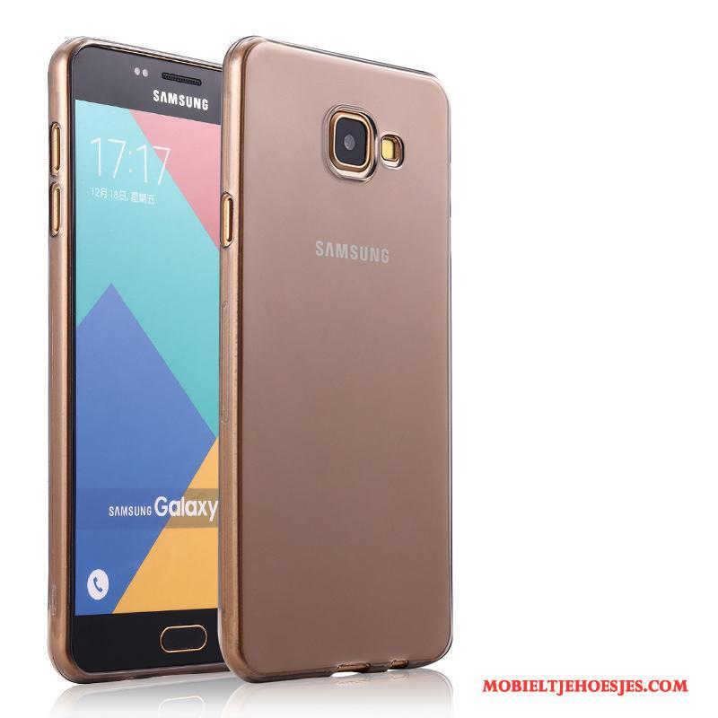 Samsung Galaxy A5 2016 Hoesje Zacht Telefoon Siliconen Bescherming Ster Rood