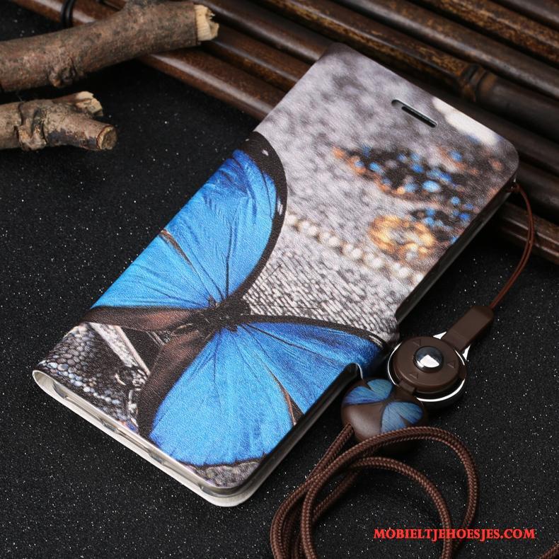 Samsung Galaxy A5 2017 Hoesje Kaart Leren Etui Mobiele Telefoon All Inclusive Roze Folio Hoes