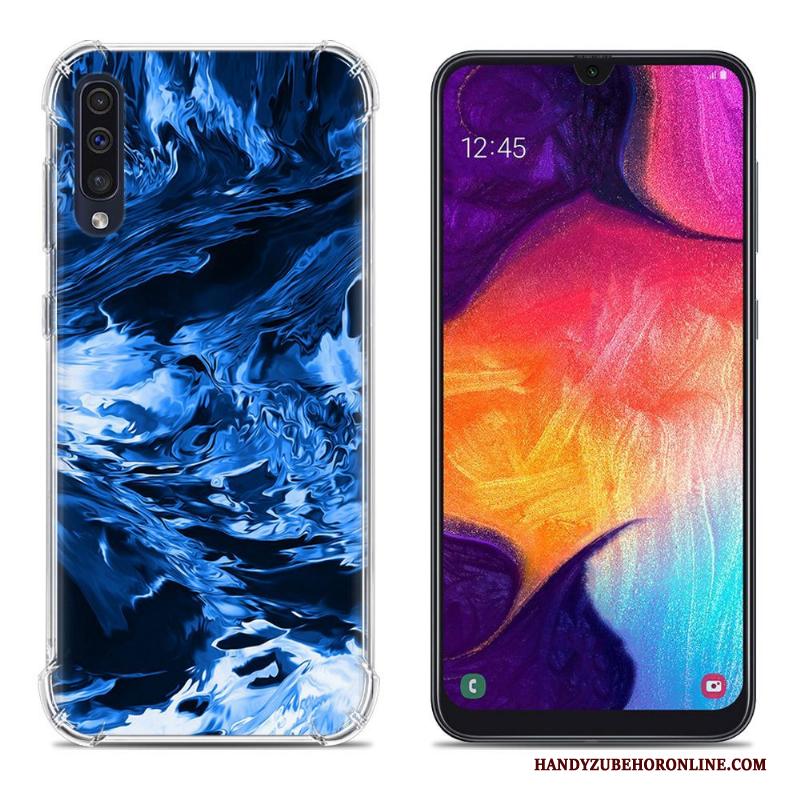 Samsung Galaxy A50 Anti-fall Hoesje Bescherming Geschilderd Mobiele Telefoon Ster Zacht