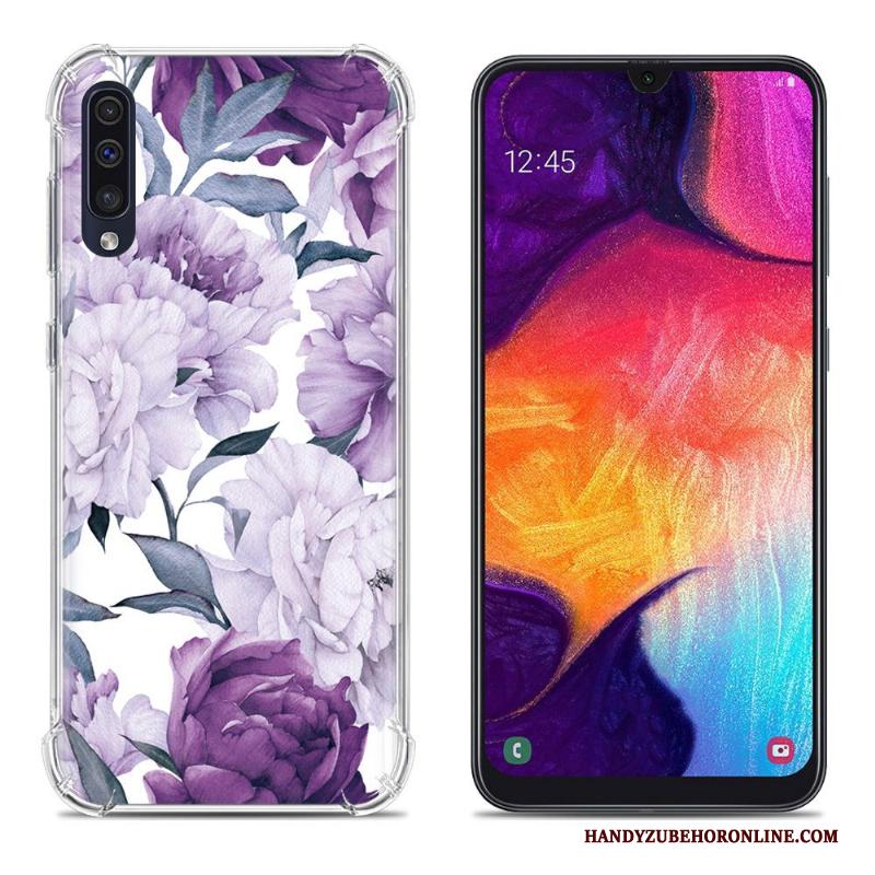 Samsung Galaxy A50 Anti-fall Hoesje Bescherming Geschilderd Mobiele Telefoon Ster Zacht