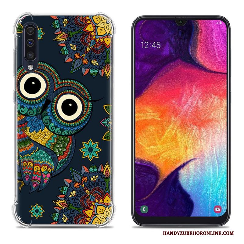 Samsung Galaxy A50 Anti-fall Hoesje Bescherming Geschilderd Mobiele Telefoon Ster Zacht