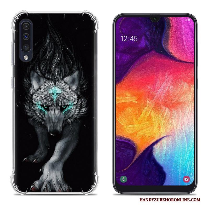 Samsung Galaxy A50 Anti-fall Hoesje Bescherming Geschilderd Mobiele Telefoon Ster Zacht