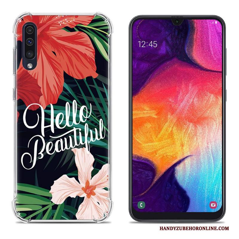 Samsung Galaxy A50 Anti-fall Hoesje Bescherming Geschilderd Mobiele Telefoon Ster Zacht