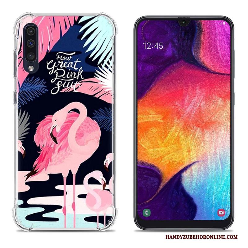 Samsung Galaxy A50 Anti-fall Hoesje Bescherming Geschilderd Mobiele Telefoon Ster Zacht