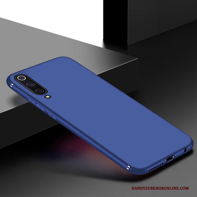 Samsung Galaxy A50 Anti-fall Zacht Hoesje Telefoon All Inclusive Effen Kleur Blauw Ster