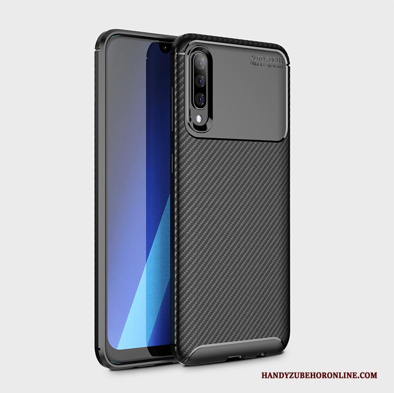 Samsung Galaxy A50 Bescherming Anti-fall Ster Hoesje Telefoon Zacht Blauw Siliconen