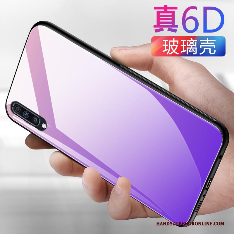 Samsung Galaxy A50 Effen Kleur Hoes Bescherming Hoesje Persoonlijk Ster Antislip