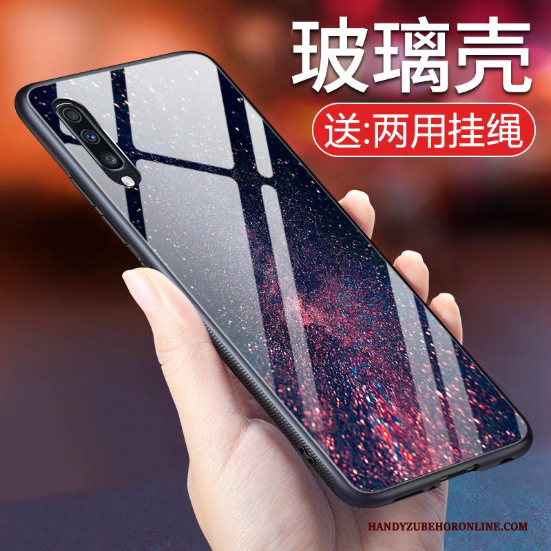 Samsung Galaxy A50 Europa Bescherming Blauw Ster Mobiele Telefoon Net Red Hoesje