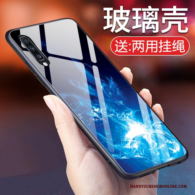 Samsung Galaxy A50 Europa Bescherming Blauw Ster Mobiele Telefoon Net Red Hoesje