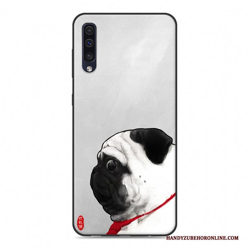 Samsung Galaxy A50 Hoesje Ster Spotprent Zacht Roze Bescherming Siliconen Lovers