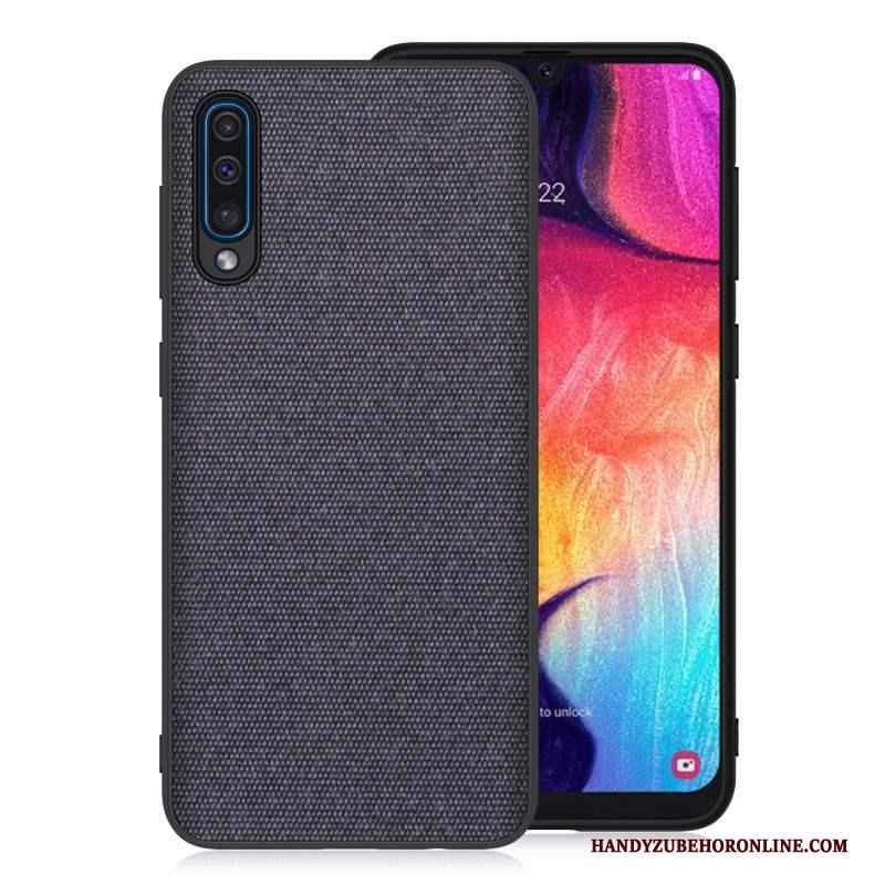 Samsung Galaxy A50 Hoesje Telefoon Rood Ster Doek