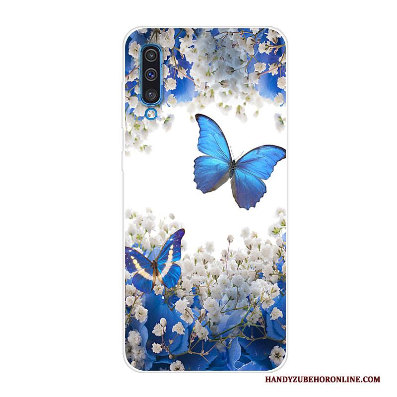 Samsung Galaxy A50 Hoesje Zwart Hoes Trend Ster Anti-fall Mobiele Telefoon Siliconen