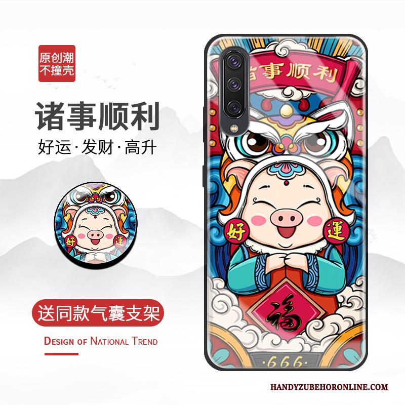 Samsung Galaxy A50 Persoonlijk Pas Hoesje Telefoon Mobiele Telefoon Chinese Stijl Spiegel Geel