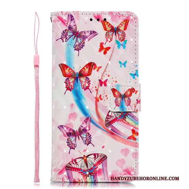 Samsung Galaxy A50s Folio Hoes Roze All Inclusive Leren Etui Hoesje Telefoon Bescherming