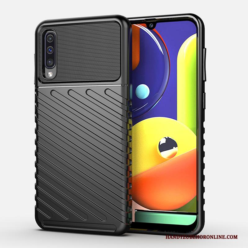 Samsung Galaxy A50s Hoes Anti-fall Blauw Voor Ster Hoesje Telefoon Bescherming