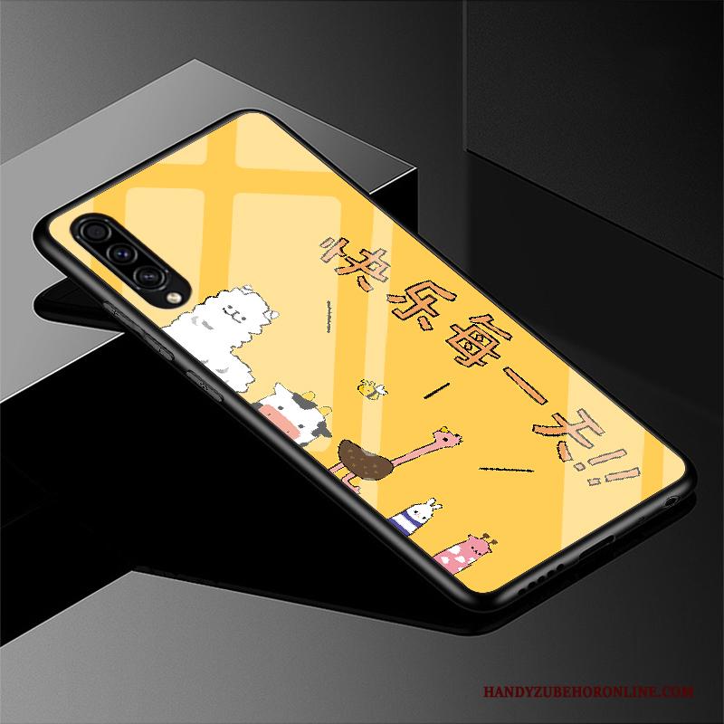 Samsung Galaxy A50s Hoes Hoesje Telefoon Zwart Bescherming Ster Schrobben Mooie