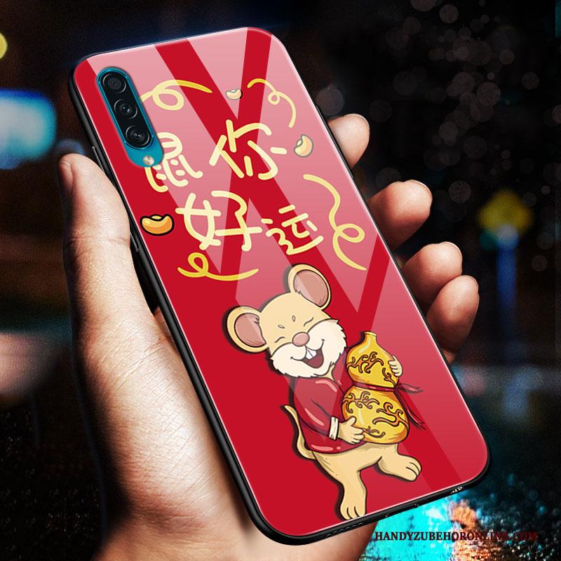 Samsung Galaxy A50s Hoesje Siliconen Zwart Zacht Anti-fall Bescherming Ster All Inclusive