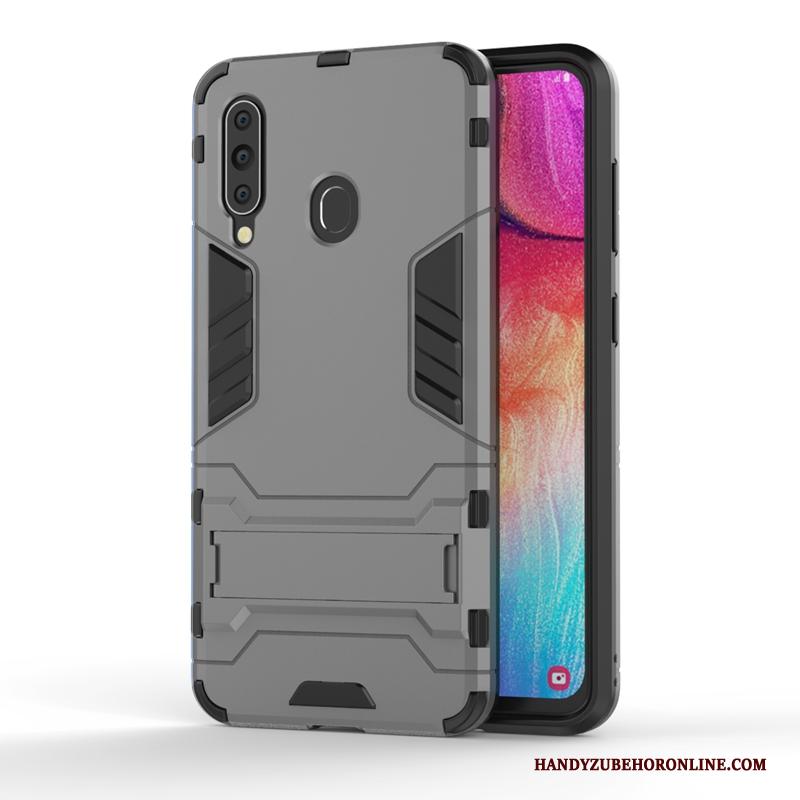 Samsung Galaxy A60 Hoesje All Inclusive Bescherming Koel Wit Anti-fall Ster Siliconen