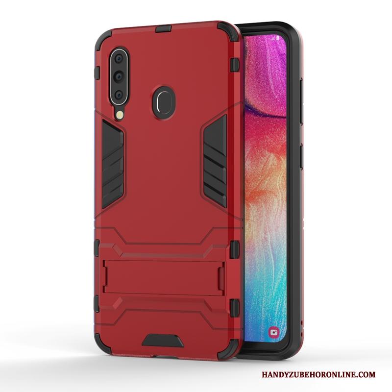 Samsung Galaxy A60 Hoesje All Inclusive Bescherming Koel Wit Anti-fall Ster Siliconen