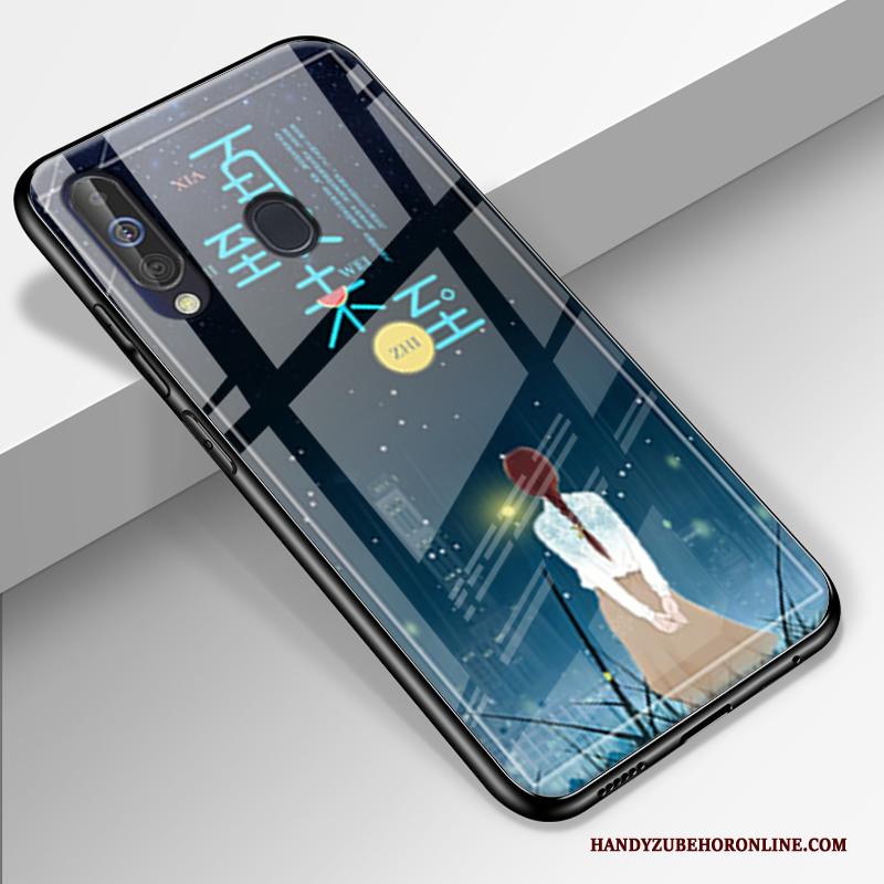 Samsung Galaxy A60 Hoesje Telefoon Ster Lovers All Inclusive Trendy Merk Blauw Bescherming