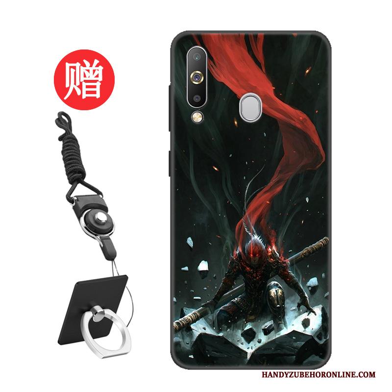 Samsung Galaxy A60 Net Red Hoesje Telefoon Tempereren Skärmskydd Ster Bescherming Patroon