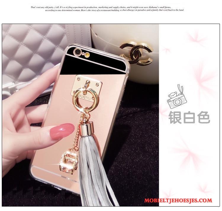 Samsung Galaxy A7 2015 Anti-fall Ster Bescherming Trend Hoes Hoesje Telefoon Rose Goud