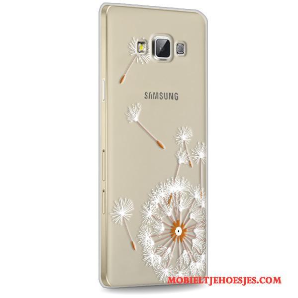 Samsung Galaxy A7 2015 Zacht Bescherming Ster Siliconen Mobiele Telefoon Hoesje Telefoon Doorzichtig