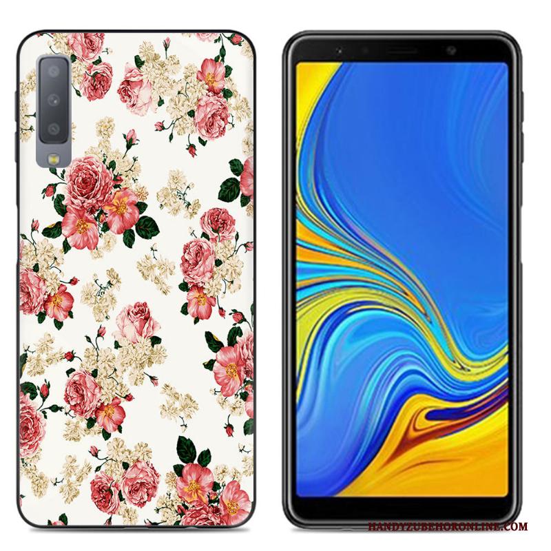 Samsung Galaxy A7 2018 Spotprent Hoesje Trend Telefoon Scheppend Zacht Siliconen