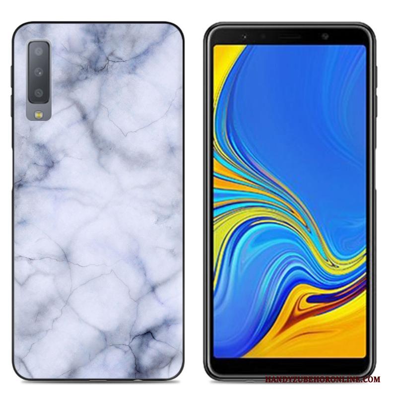 Samsung Galaxy A7 2018 Spotprent Hoesje Trend Telefoon Scheppend Zacht Siliconen