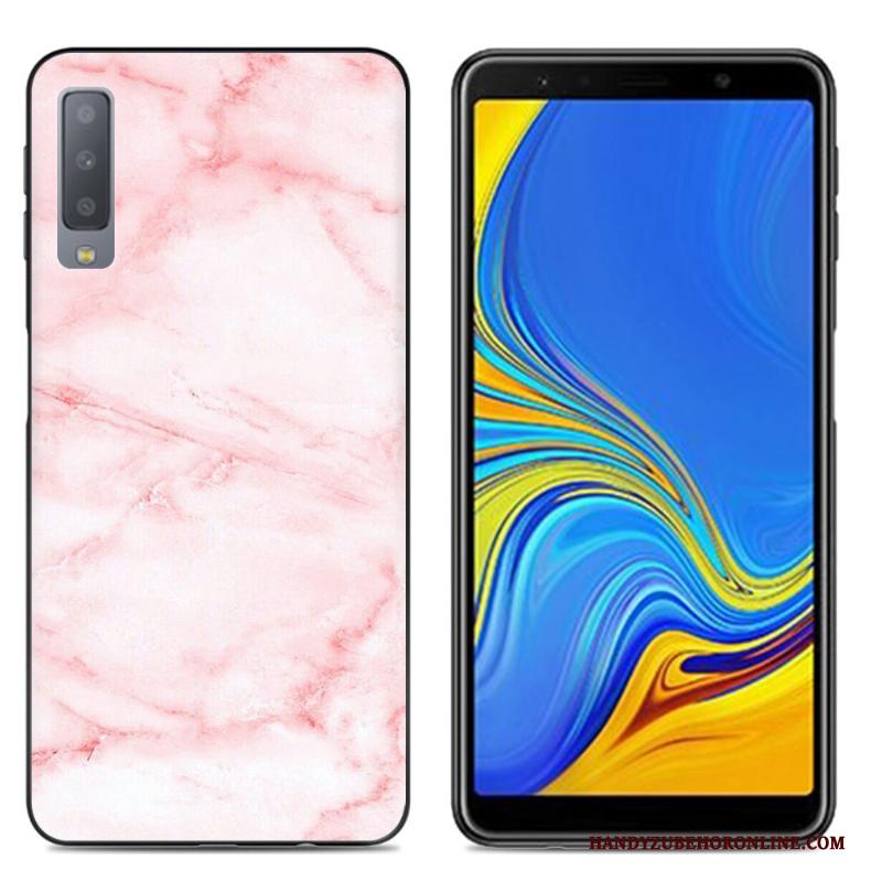 Samsung Galaxy A7 2018 Spotprent Hoesje Trend Telefoon Scheppend Zacht Siliconen