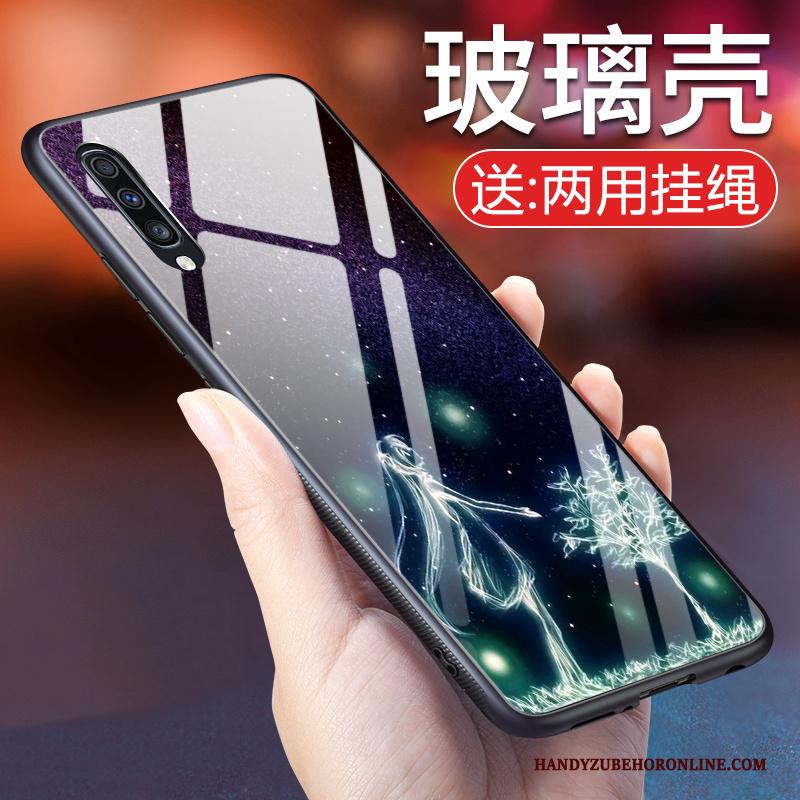 Samsung Galaxy A70 All Inclusive Hanger Glas Hoesje Mobiele Telefoon Ster Spiegel