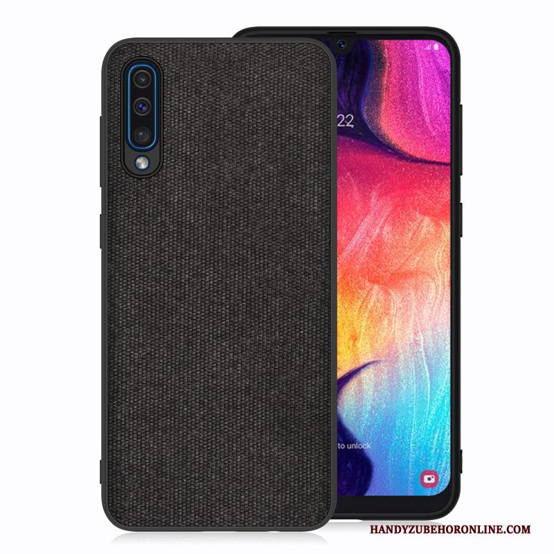 Samsung Galaxy A70 Hoesje Telefoon Ster Blauw Doek