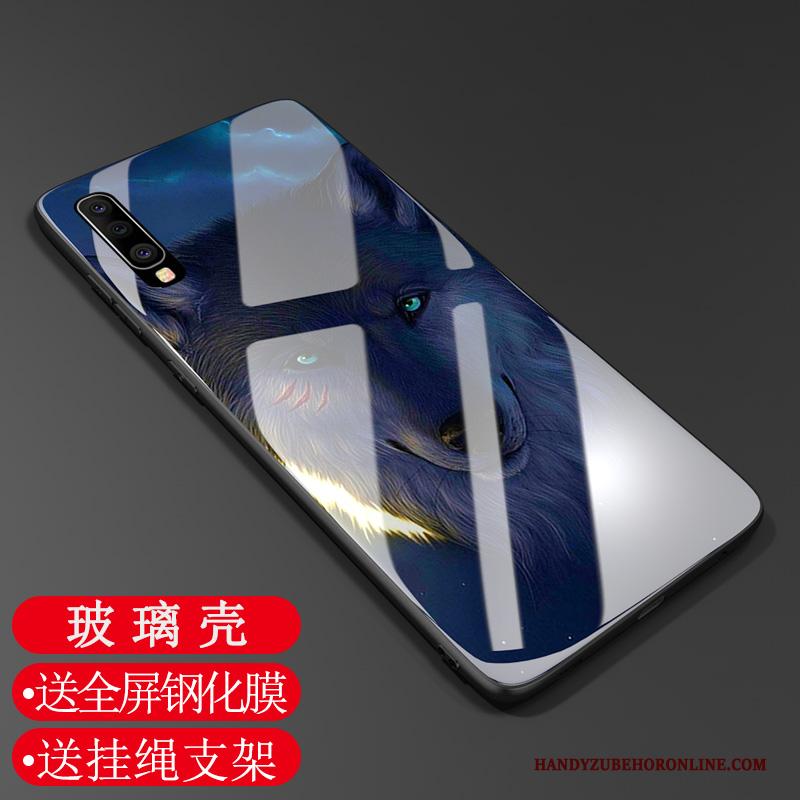 Samsung Galaxy A70 Hoesje Telefoon Tempereren Bescherming Patroon Glas Ster Skärmskydd