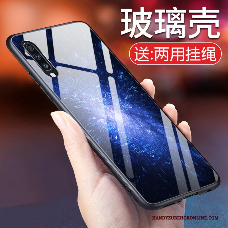 Samsung Galaxy A70 Licht Wind Siliconen Hoesje Telefoon Bescherming Anti-fall Glas