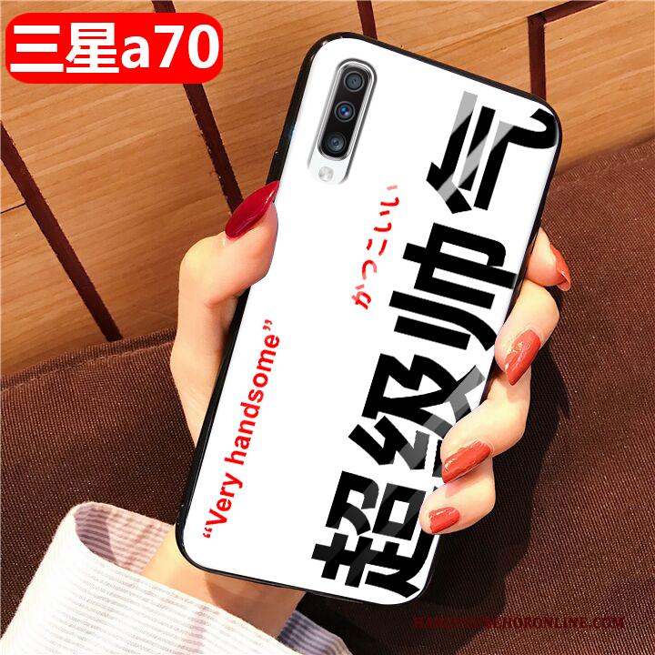 Samsung Galaxy A70 Lovers Anti-fall Hoes Bescherming Ster Hoesje Telefoon Zwart