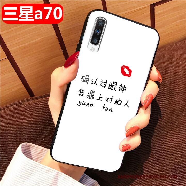 Samsung Galaxy A70 Lovers Anti-fall Hoes Bescherming Ster Hoesje Telefoon Zwart