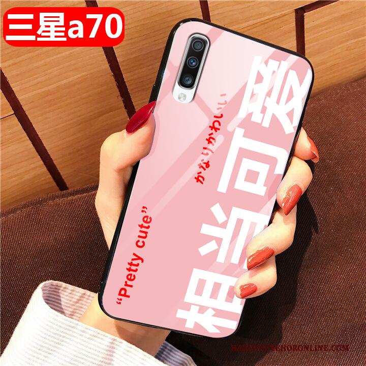 Samsung Galaxy A70 Lovers Anti-fall Hoes Bescherming Ster Hoesje Telefoon Zwart