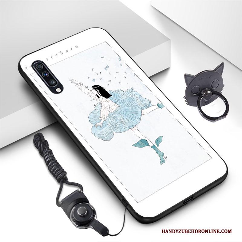 Samsung Galaxy A70 Nieuw Ster All Inclusive Spotprent Anti-fall Hoesje Telefoon Net Red