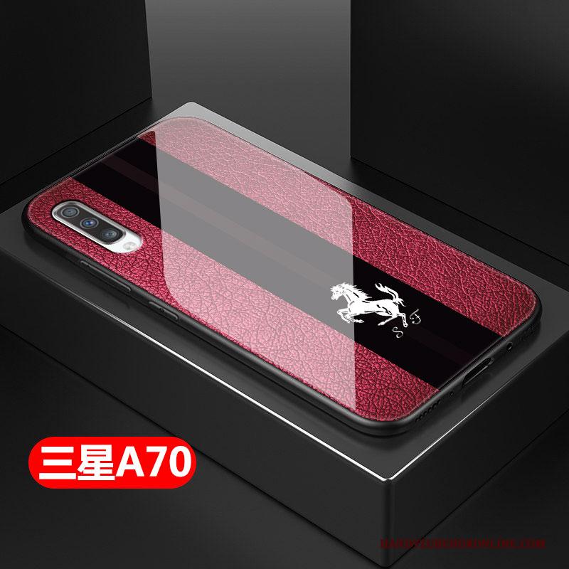 Samsung Galaxy A70 Ster Anti-fall Glas All Inclusive Hoesje Telefoon Trend Hard