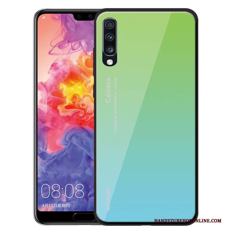 Samsung Galaxy A70 Ster Bescherming Anti-fall Hoesje Telefoon Zacht Siliconen Glas