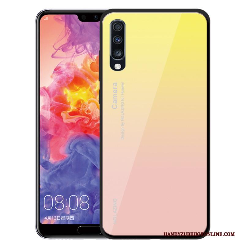 Samsung Galaxy A70 Ster Bescherming Anti-fall Hoesje Telefoon Zacht Siliconen Glas