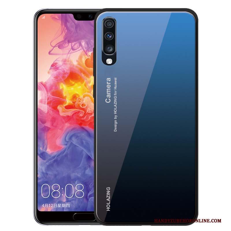 Samsung Galaxy A70 Ster Bescherming Anti-fall Hoesje Telefoon Zacht Siliconen Glas