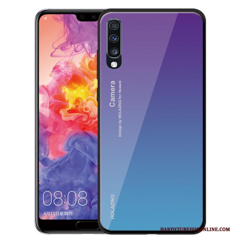 Samsung Galaxy A70 Ster Bescherming Anti-fall Hoesje Telefoon Zacht Siliconen Glas