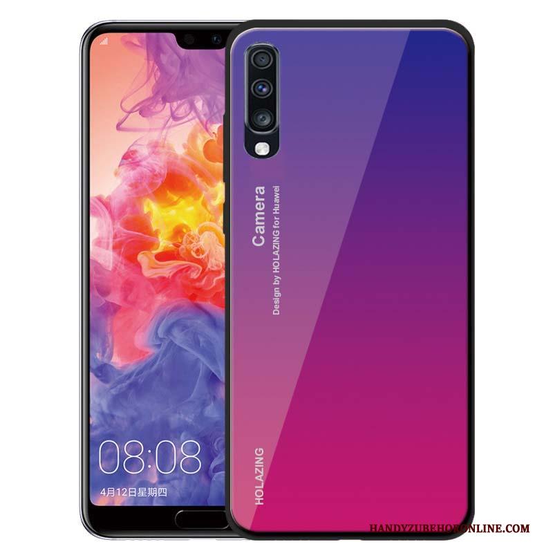 Samsung Galaxy A70 Ster Bescherming Anti-fall Hoesje Telefoon Zacht Siliconen Glas