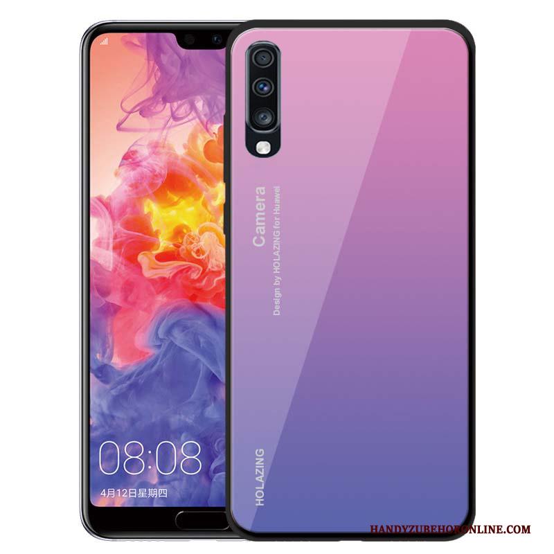 Samsung Galaxy A70 Ster Bescherming Anti-fall Hoesje Telefoon Zacht Siliconen Glas