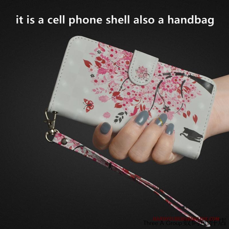 Samsung Galaxy A71 Hoesje Hoes Folio Mooie Anti-fall Spotprent Hanger Bescherming