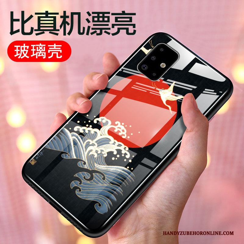 Samsung Galaxy A71 Hoesje Telefoon Chinese Stijl All Inclusive Mode Trend Siliconen Anti-fall