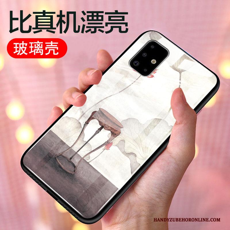 Samsung Galaxy A71 Hoesje Telefoon Chinese Stijl All Inclusive Mode Trend Siliconen Anti-fall